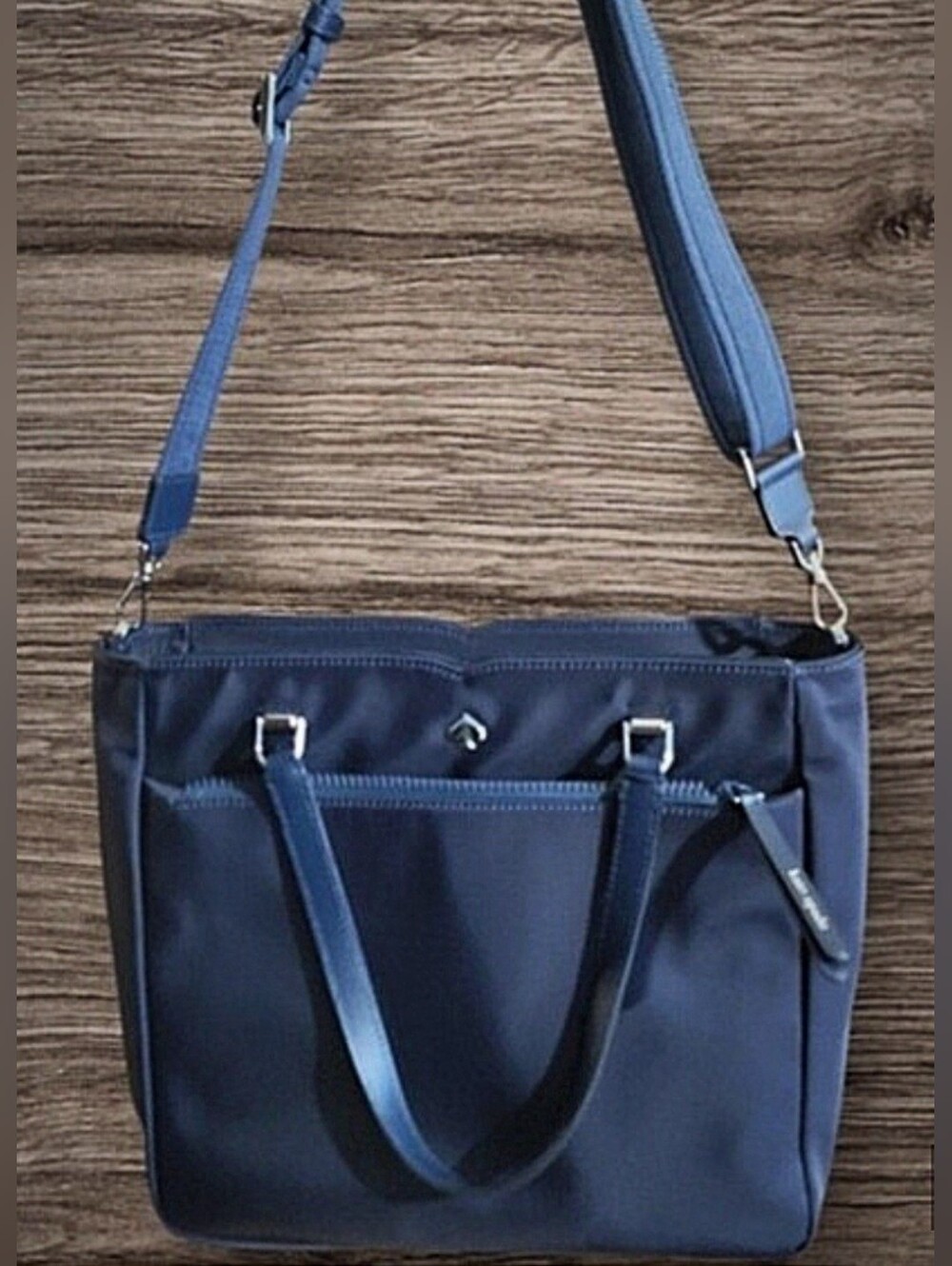 ♠️ Kate Spade Chelsea Jae Navy Blue Nylon Tote